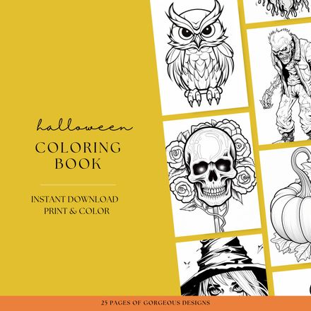 Halloween Coloring Book