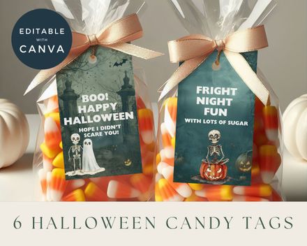 Halloween Candy Bag Tags