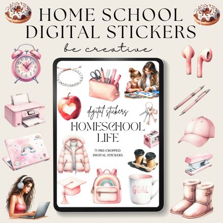 Home School Life Stickers