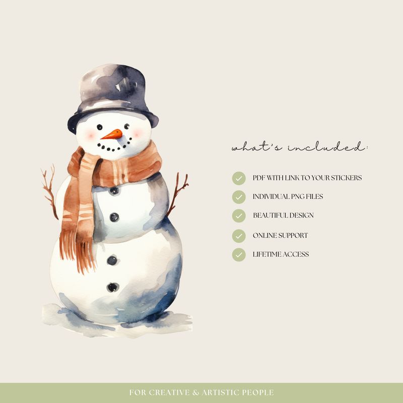 Cozy Winter Digital Stickers