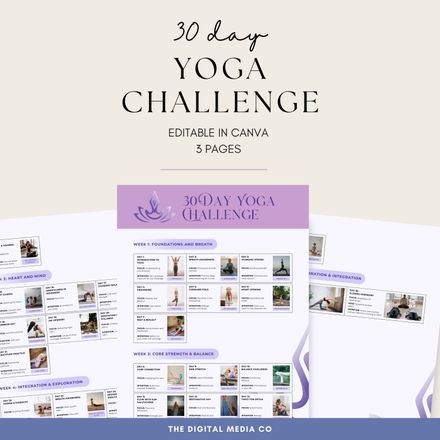 Yoga Challenge Printable
