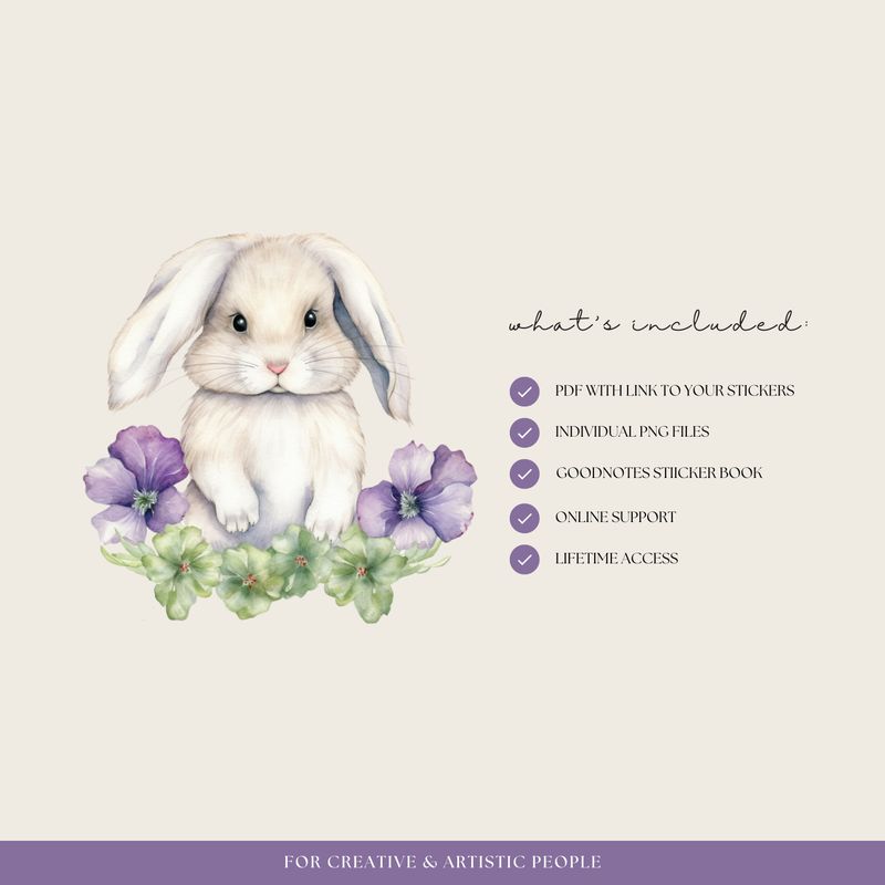 Rustic Easter Stickers