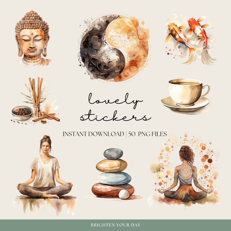 Zen Zone Digital Stickers