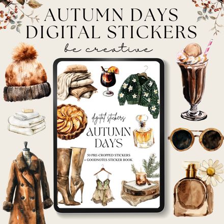 Autumn Days Stickers