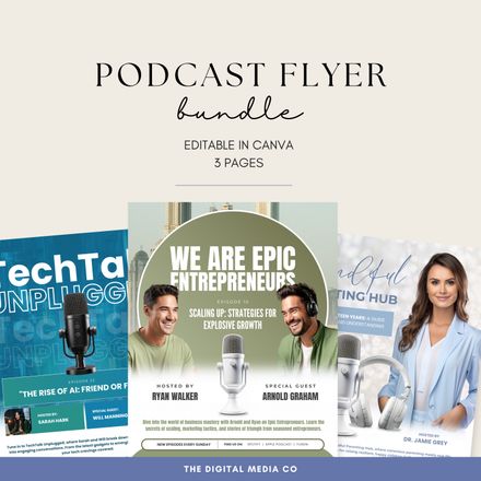 Podcast Flyer Bundle