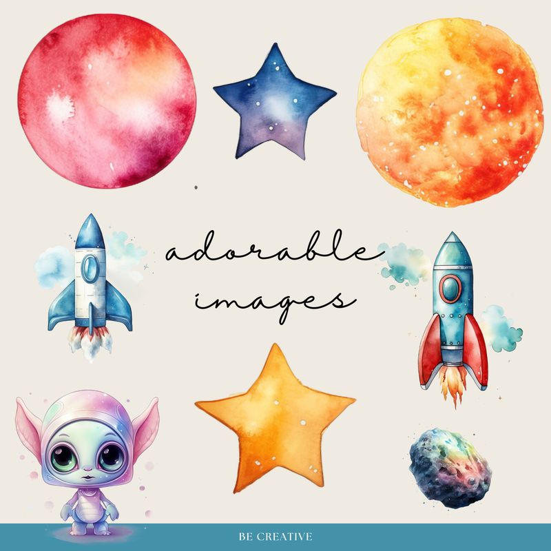  Outer Space Stickers