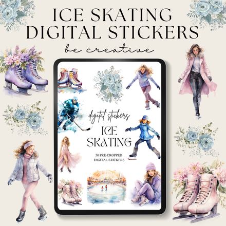  Ice Skater Stickers