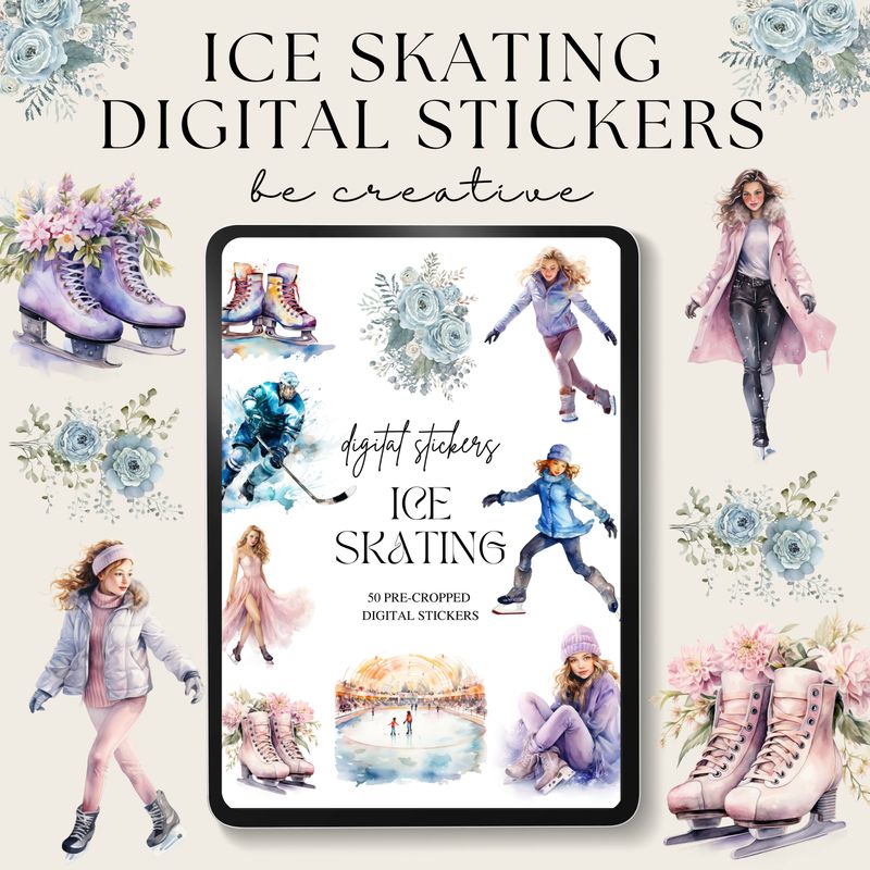  Ice Skater Stickers