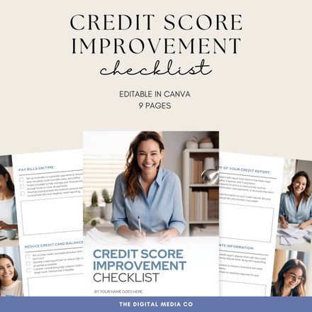 Credit Score Improvement Checklist