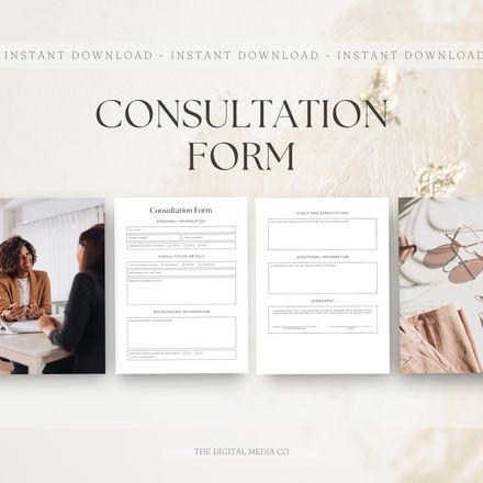 Editable Consultation Form