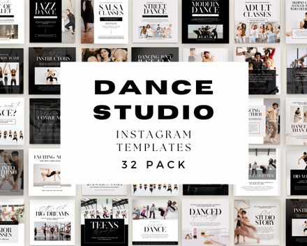 Dance Studio Instagram Templates