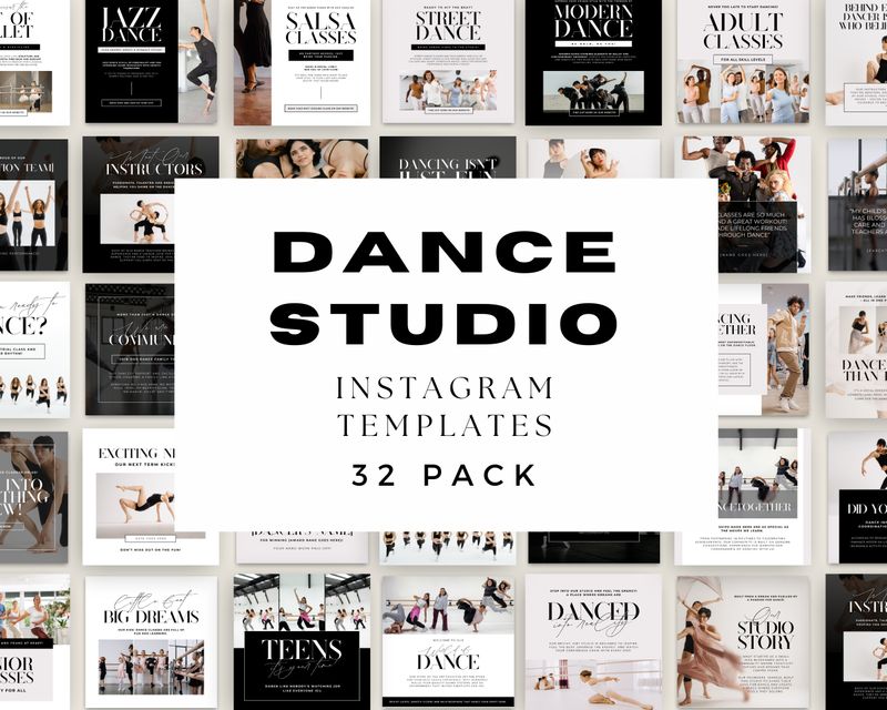 Dance Studio Instagram Templates