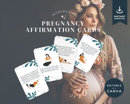 Pregnancy Affirmation Cards