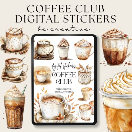 Coffee Club Stickers