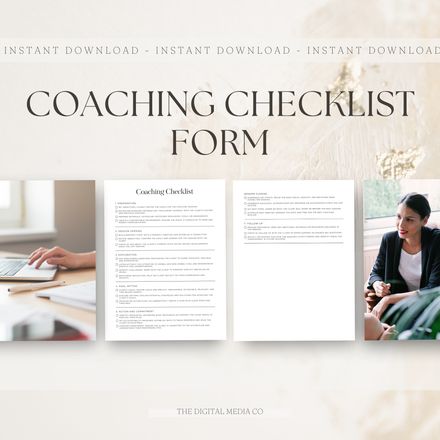 Coaching Checklist Form Template