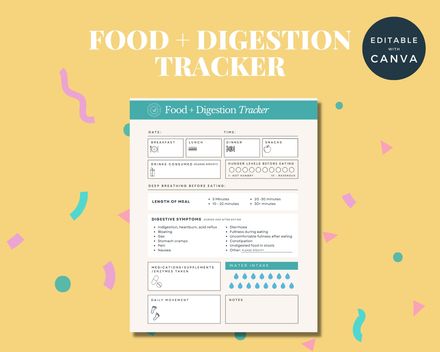  Food and Digestion Tracker 