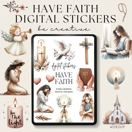 Have Faith Digital Stickers