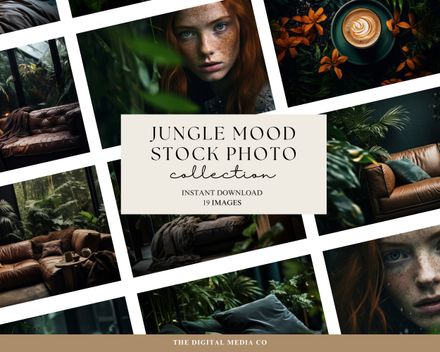 Dark and Moody Jungle Stock Photography Collection 