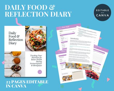  Daily Food &amp; Reflection Diary 