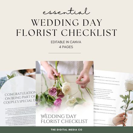 Wedding Day Florist Checklist