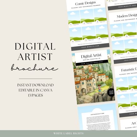 Digital Artist Brochure