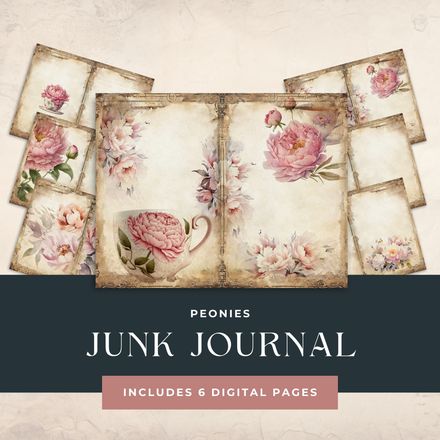 Peony Junk Journal