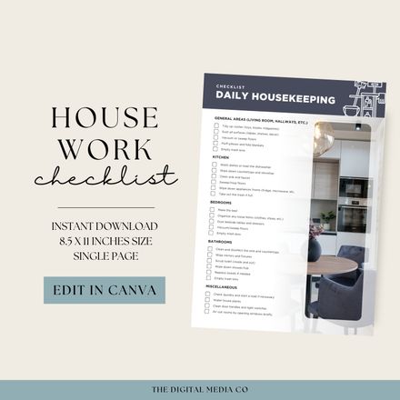 Housework Checklist
