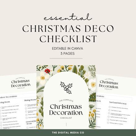 Christmas Decoration Checklist