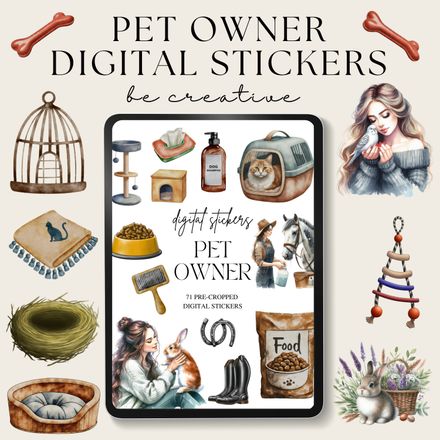 Pet Owner Stickers 