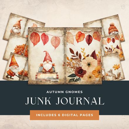 Autumn Gnomes Junk Journal