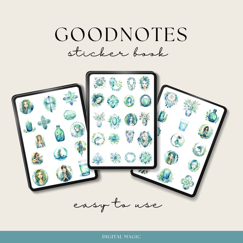 Blue Bliss Stickers