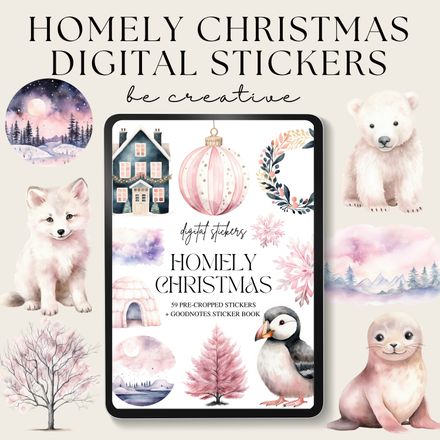 Homely Christmas Stickers