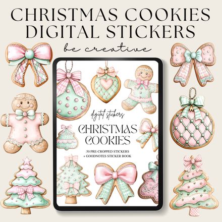 Christmas Cookie Stickers