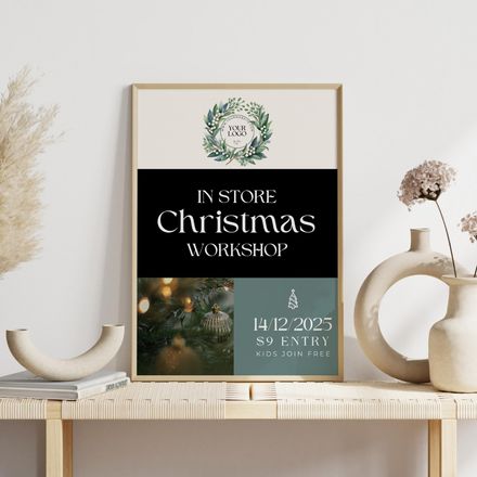 Christmas In Store Workshop Template