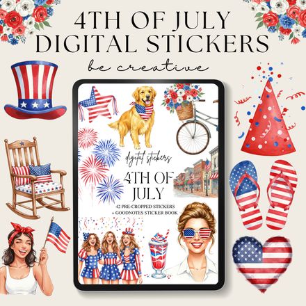 4th Of July Stickers