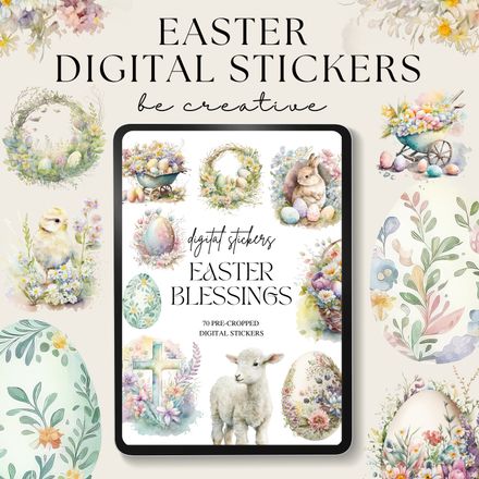 Easter Digital Stickers