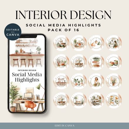 Interior Design Highlight Icons