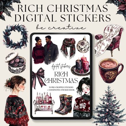 Rich Christmas Stickers