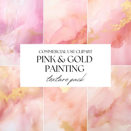 Pink and Gold Textures
