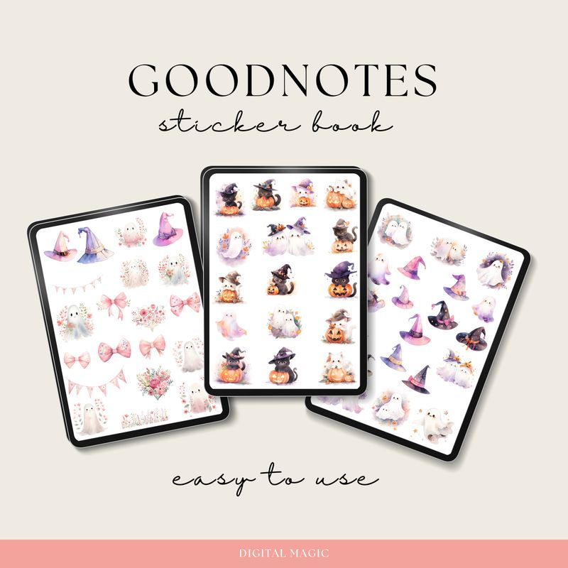 Pastel Halloween Stickers