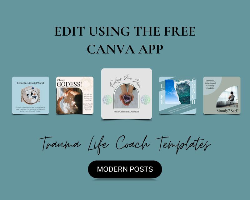 Trauma Life Coach Social Media Posts