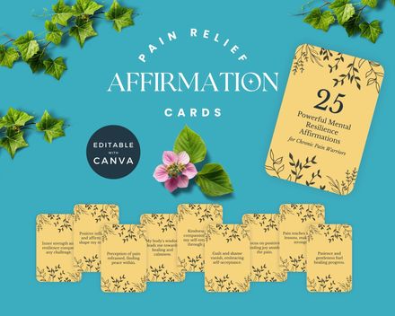 Overcoming Pain Affirmation Cards