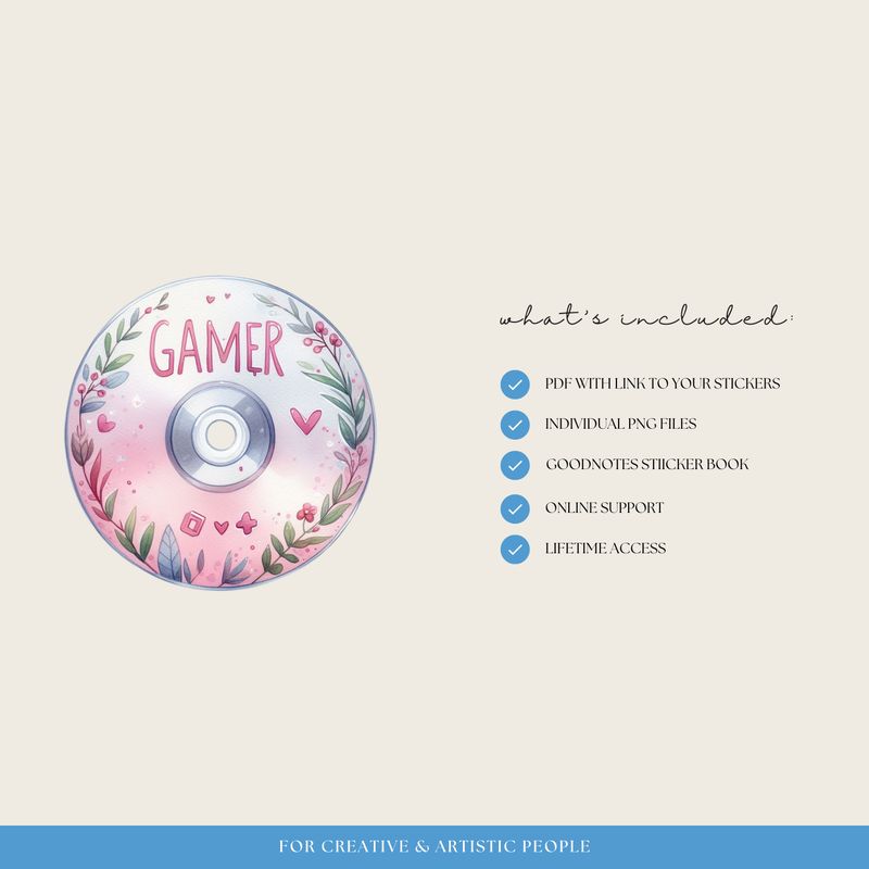 Gamer Girl Stickers 