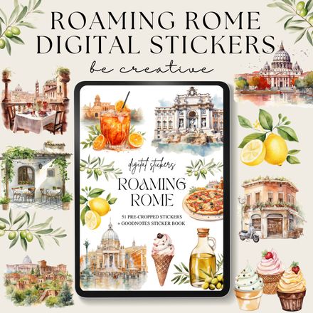 Roaming Rome Stickers