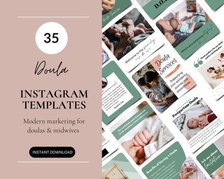 Doula Social Media Posts