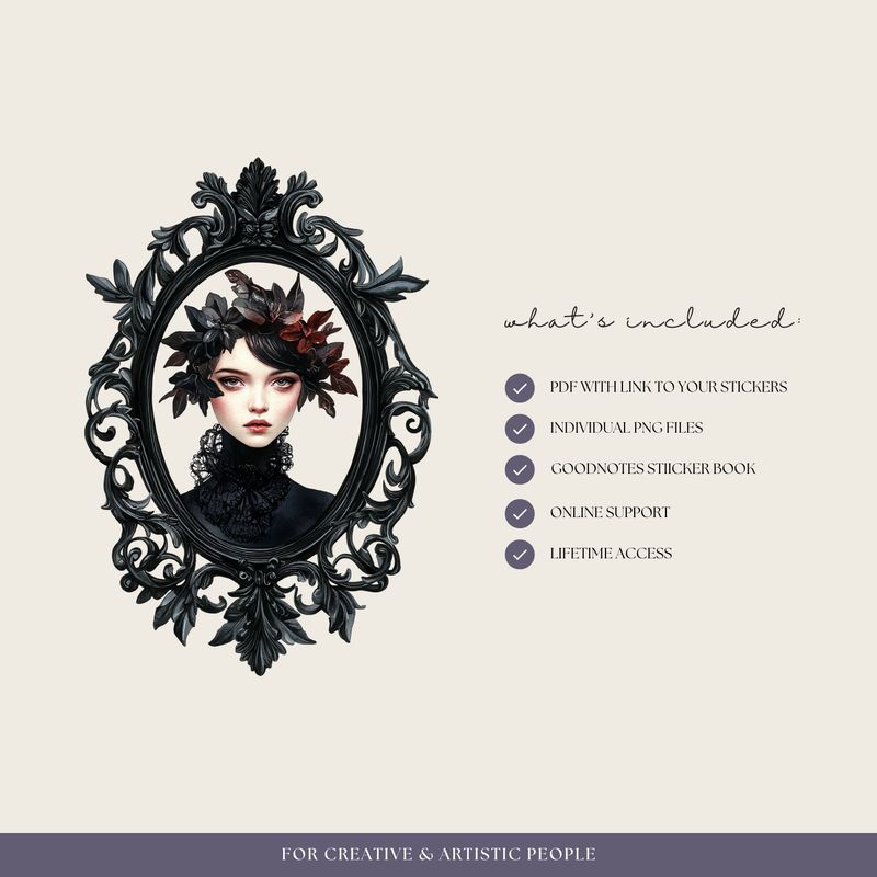 Dark Academia Stickers
