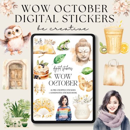 Wow October Stickers