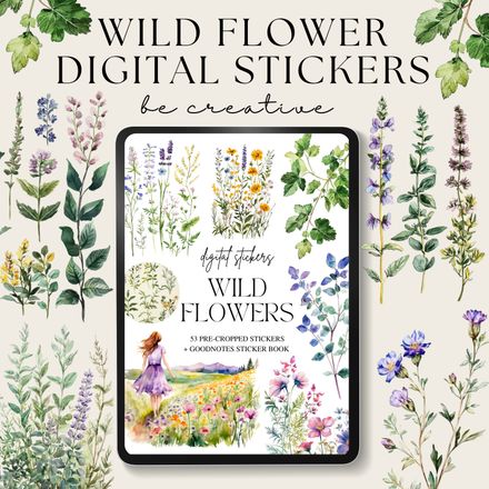Wild Flower Stickers