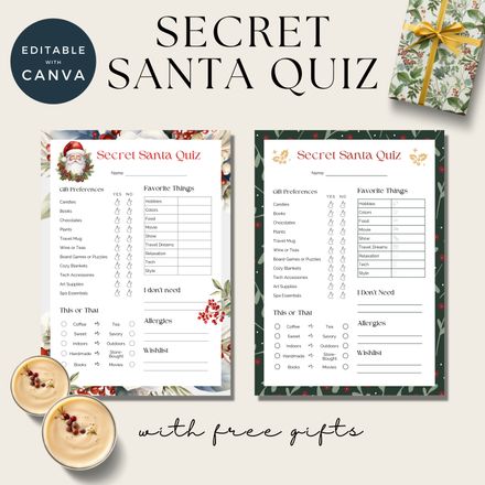  Secret Santa Quiz