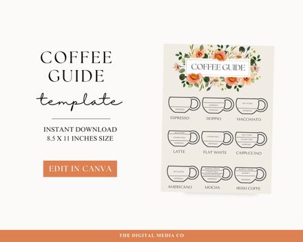 Coffee Guide Template